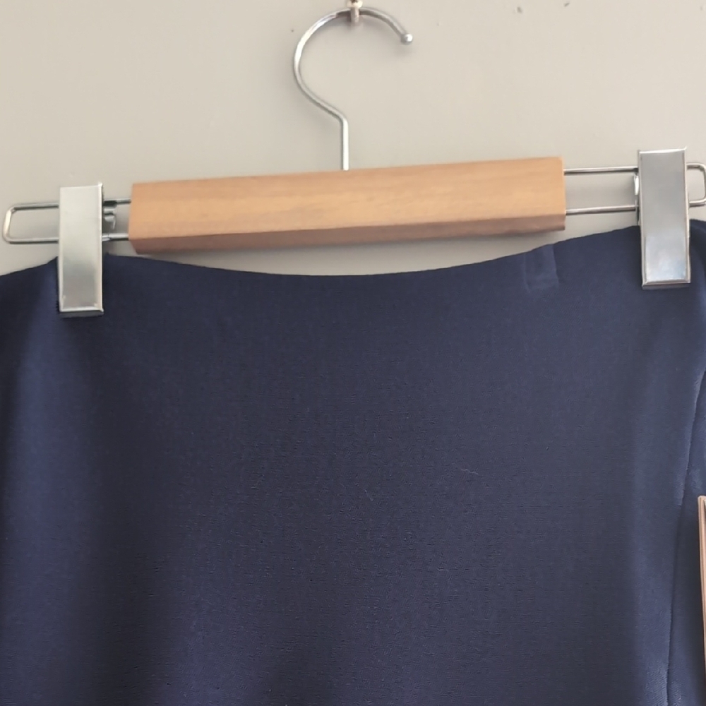 NWT Kerisma Blue Asymmetrical A-Line Skirt • Boutique Designer • Midi - Picture 8 of 13